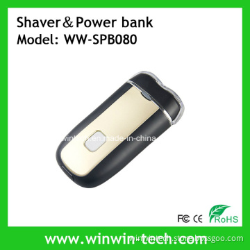 Man Necessary! Shaver with 4400mAh Power Bank for Phone Charging